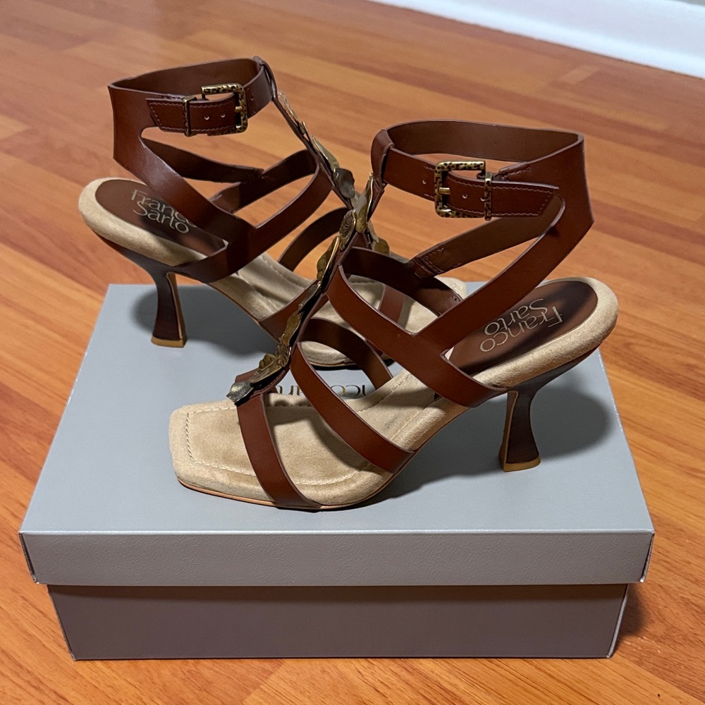 Franco Sarto Women's Rine Strappy Sandal Heeled